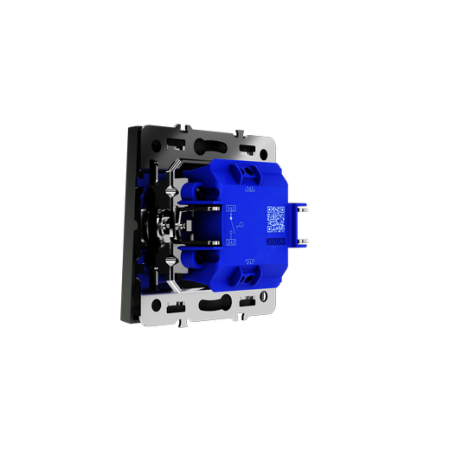 Выключатель встраиваемый Voltum S70 одноклавишный 10А, (титан)