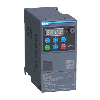 Преобразователь частоты NVF5-0.75/TD2-B, 0.75кВт, 220В 1Ф общий тип CHINT