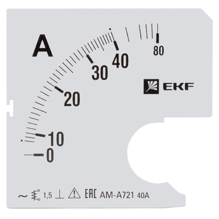 Шкала сменная для A721 80/5А-1,5 PROxima EKF
