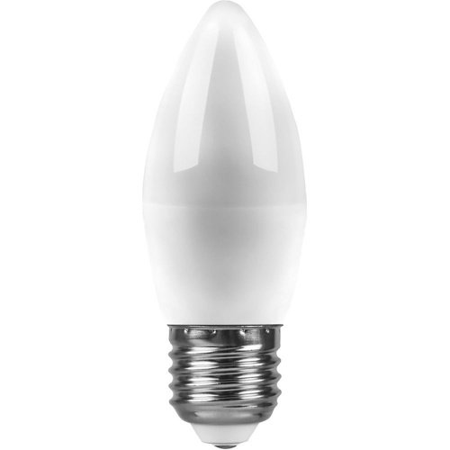 Лампа светодиодная Feron LB-570 Свеча E27 9W 6400K фото 3