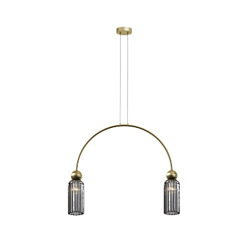 Подвесной светильник 2*E14 40Вт Золото IP20 Antic MOD302PL-02GR Maytoni