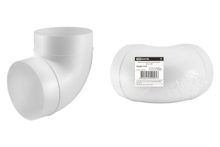 Колено для круглых воздуховодов, D125, TDM