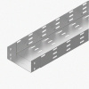 Лоток монтажный цельный перфорированный ЛМЦ400х80х3000 УХЛ1, горячее цинкование, S1,5