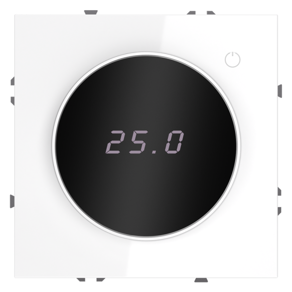 Терморегулятор электронный Voltum S70 с индикацией и датчиком, для теплого пола, (белый глянцевый) Терморегулятор электронный Voltum S70 с индикацией и датчиком, для теплого пола, (белый глянцевый)