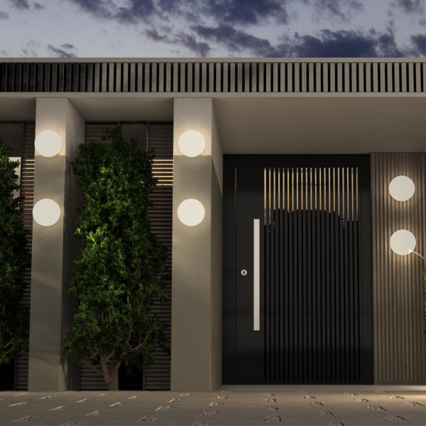 Св-к ландшафтный св/д IP54 LED 4000К 40W 220V OPAL белый NOVOTECH