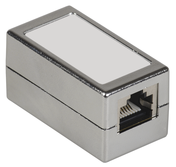 ITK Проходной адаптер кат.6 FTP тип RJ45-RJ45
