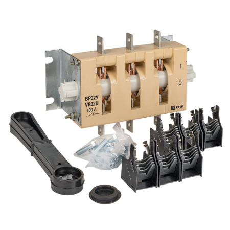 Выключатель-разъединитель ВР32У-31А31220 100А 1 направ, с д/г камерами несъемная левая/правая рукоятка MAXima PROxima EKF