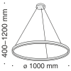 Подвесной светильник 61Вт 4000K Белый IP20 Rim MOD058PL-L54W4K Technical