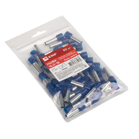 Наконечник штыревой втулочный НШвИ 16,0-18 (50шт) PROxima EKF