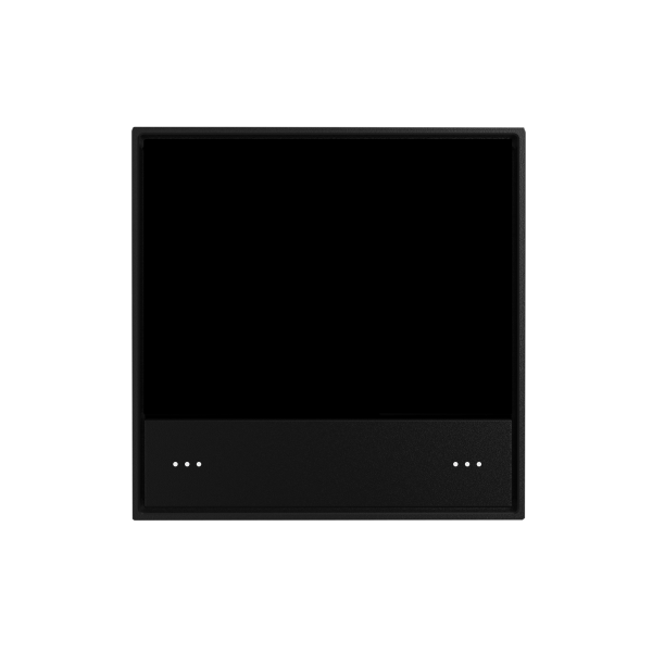 Donel KNX стандартная сенсорная панель, черная черепаха. Серия устройств: DKNX