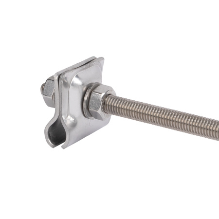 Зажим прута унив, 51510 HZ (30x30мм) с анкером, L 300мм, Ni PROxima EKF