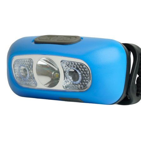 Фонарь налобный светодиодный аккумуляторный 5W, USB IP44, пластик, TH2312 Feron