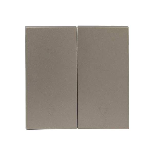 Валенсия Лицевая панель выключателя 2-кл, проходного 10А кашемир EKF