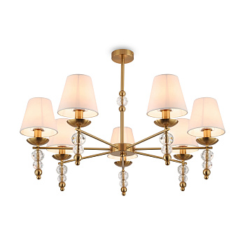 Потолочный светильник 7*E14 40Вт Латунь IP20 Side FR1009CL-07BS Freya