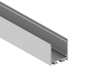 Donel Накладной/подвесной алюминиевый профиль,32х35х2000. Цвет: Анодированное серебро,серия:DN8ALE