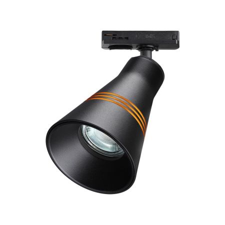 Св-к трековый однофазный двухжильный IP20 GU10 9W 220V SOBIT черный NOVOTECH