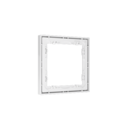 Рамка пластиковая Voltum S70 на 1 пост, (белый глянцевый)