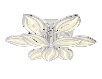 Потолочный светодиодный светильник с пультом FA467/6+3 CH хром 135W 720*620*120 (ПДУ РАДИО 2.4) Ambrella Light