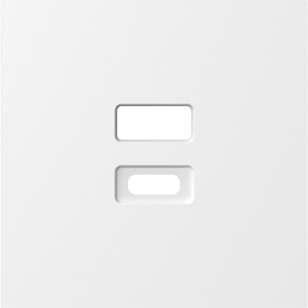 Donel A07 матовый белый накладка для розеток USB, серия DB