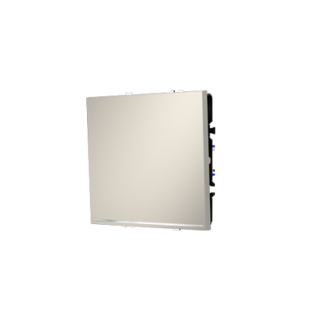 Выключатель встраиваемый Voltum S70 одноклавишный с подсветкой 10А, (кашемир)