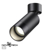 Св-к накл.IP20 GU10 9W 220V SLIM черный B NOVOTECH