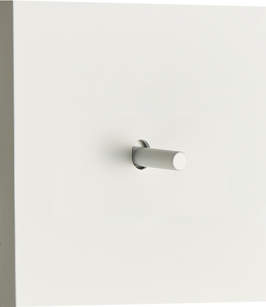 Donel N96 Переключатель перекрестный (с 3-х мест) на 1 тумблер, Цилиндр, 10AX 250V, Белый, серия DT