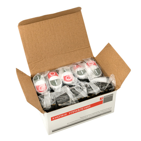 Кнопка LA32HND красно-зеленая "Пуск-Стоп" с подсветкой 24В DC NO+NC PROxima EKF