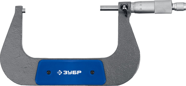 Микрометр "Профессионал" гладкий механический, МК 100, диапазон 75-100мм, шаг измерения 0,01мм ЗУБР