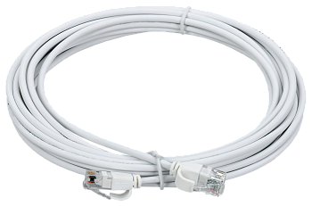 ITK Коммутационный шнур (патч-корд) кат.5E UTP LSZH 3м slim колпачок с язычком белый