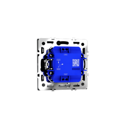 Выключатель встраиваемый Voltum S70 одноклавишный с подсветкой 10А, (графит)