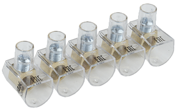 Зажим винтовой концевой изолированный КЗВИ 16мм2 (5x1) IEK