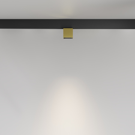 Трековый светильник LED 7Вт Латунь IP20 Magnetic track system Exility TR133-2-7W4K-BS Technical Maytoni