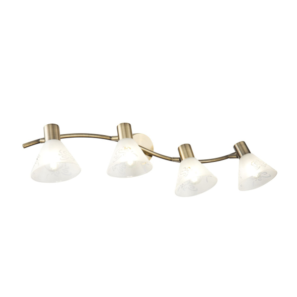 Светильник спот 4*E14 40Вт Бронза IP20 Paola FR7001WL-04BZ Freya