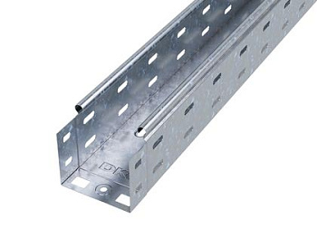 Лоток перфорированный 80х80 L 3000, цинк-ламельный DKC