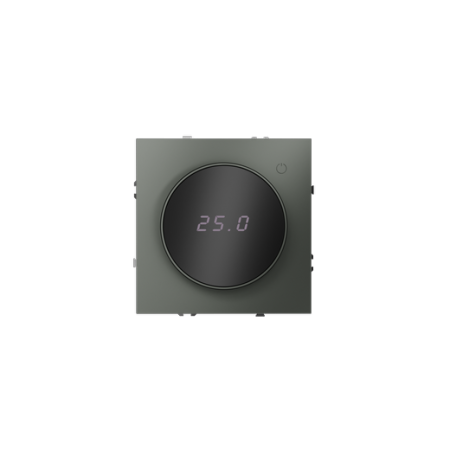 Терморегулятор электронный Voltum S70 с индикацией и датчиком, для теплого пола, (титан)