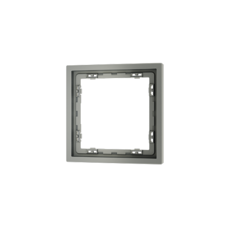 Рамка пластиковая Voltum S70 на 1 пост, (сталь)