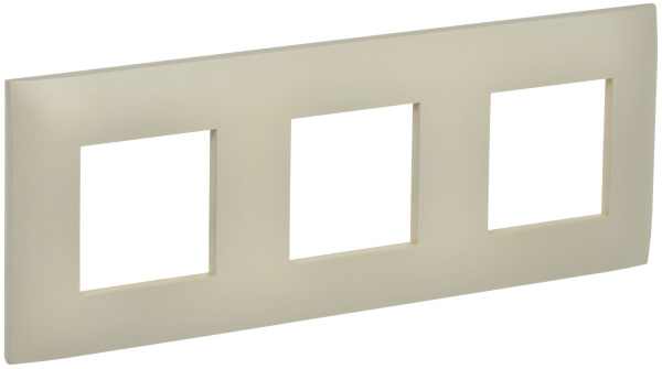 SKANDY Рамка 3-местная SK-F01B бежевый IEK