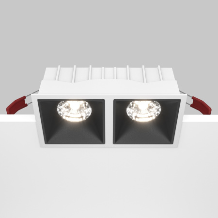 Встраиваемый светильник LED 30Вт Бело-черный IP20 Downlight DL043-02-15W4K-D-SQ-WB Technical Maytoni