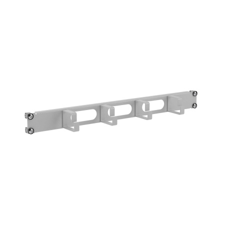 Кабельный органайзер 4 кольца с отверстиями, 1U для 19" IT-корпусов, RAL7035 DKC