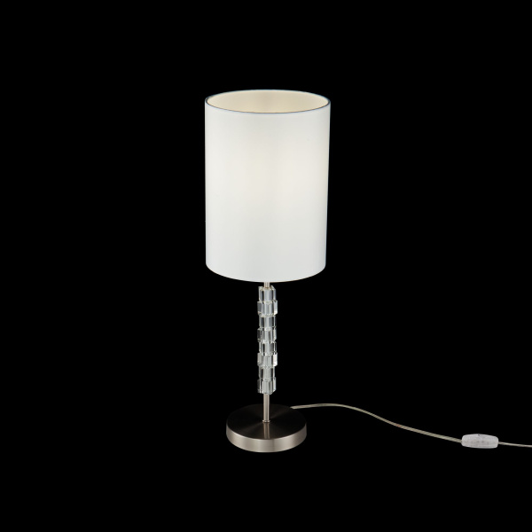 Настольная лампа 1*E14 40Вт Никель IP20 Cube MOD011TL-01N Maytoni