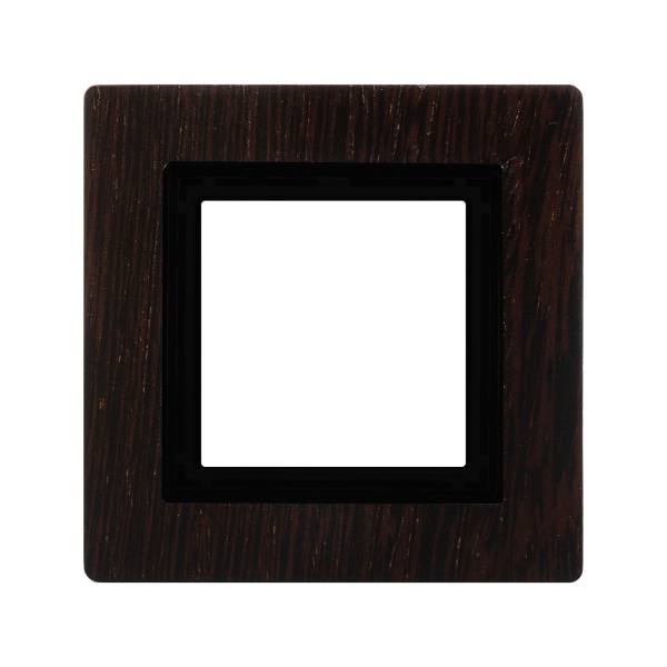 Рамка из натурального дерева, "Avanti", венге, 1 пост (2 мод.) DKC