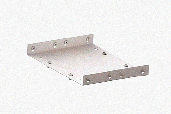 Соединитель лотковый замковый СЛЗ-400х100х1,0 УТ1,5, оцинкованный лист, S1,0