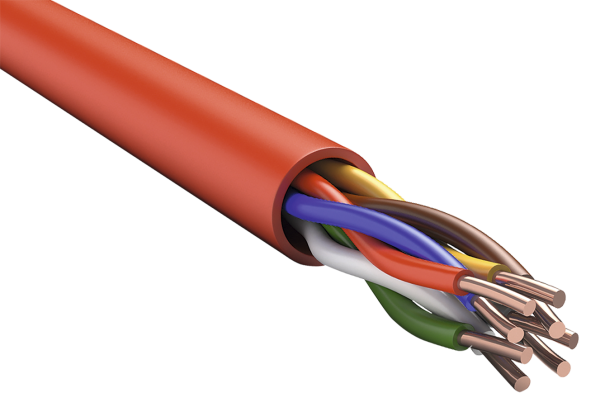 ITK Кабель огнестойкий КПСнг(А)-FRLSLTх 1х2х1,0 красный (200м)