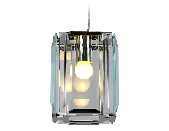 Подвесной светильник TR5107 CH/CL хром/прозрачный E27/1 max 40W 150*150*1200 Ambrella Light