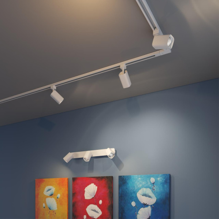 Св-к трековый однофазный IP20 GU10 50W 230V GUSTO белый NOVOTECH