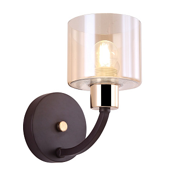 Бра 1*E27 60Вт Черный и Хром IP20 Teodora FR5003WL-01B Freya