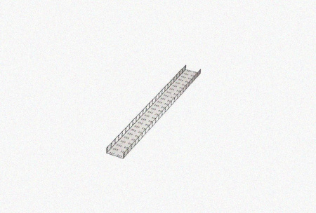 Лоток замковый перфорированный ЛМЗ 200х85х2000 УХЛ1, горячее цинкование S1,5