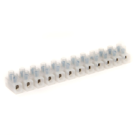 Клеммник полиамид 6.6, 12П, 110°С, 450V, 24A, 2,5мм.кв. DKC