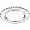 Св-к встр.с белой LED подсветкой Feron CD4044 потолочный GX53 без лампы, прозр., хром