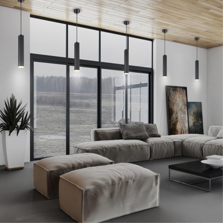 Накл.св-к длина провода 1м IP20 LED 3000K 12W 160 - 265V MODO черный NOVOTECH